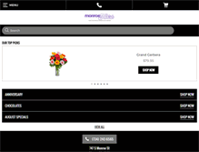 Tablet Screenshot of monroeflorist.biz